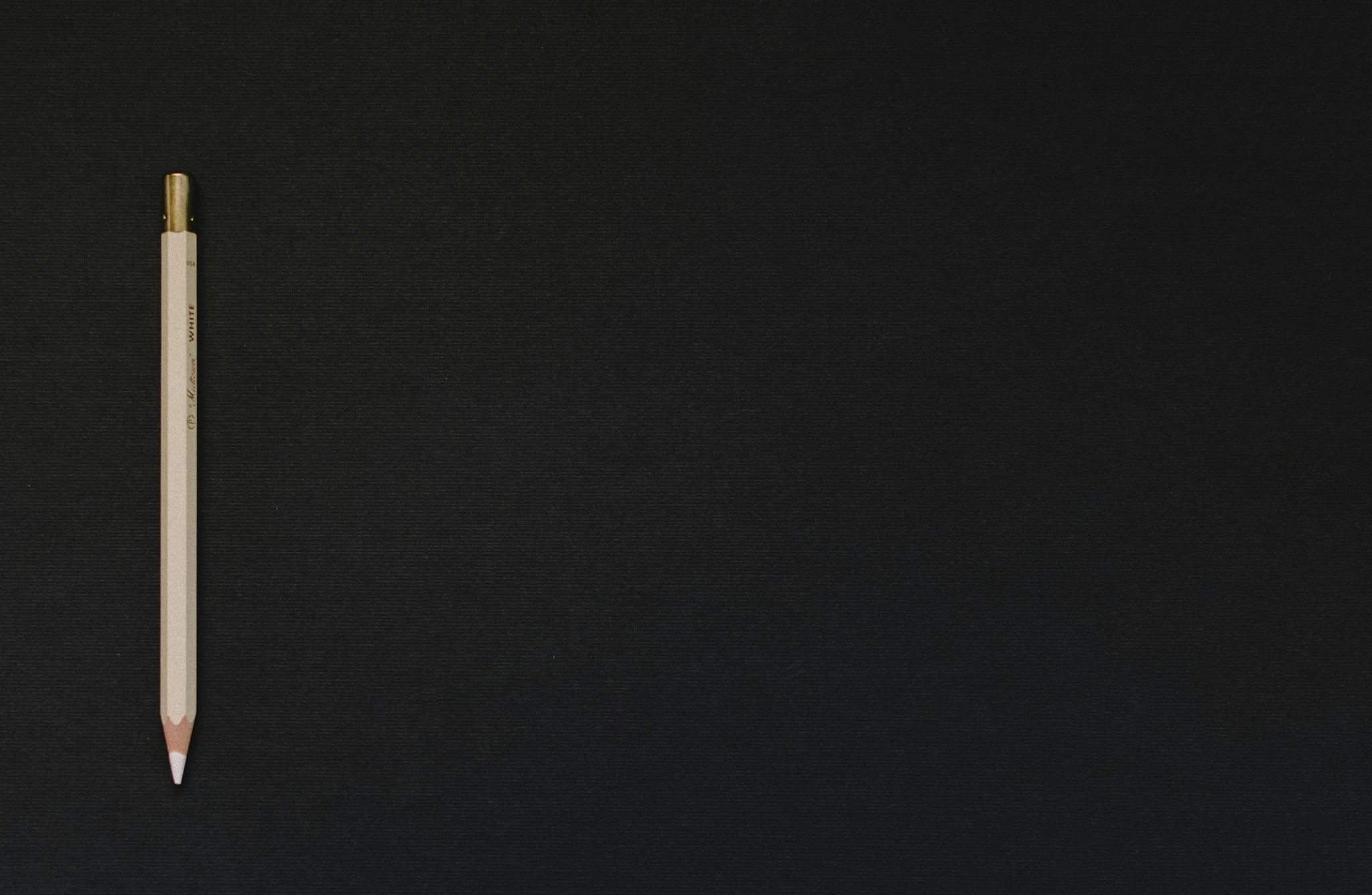 White Pencil Black Paper